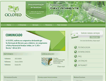Tablet Screenshot of cicloteo.com.br
